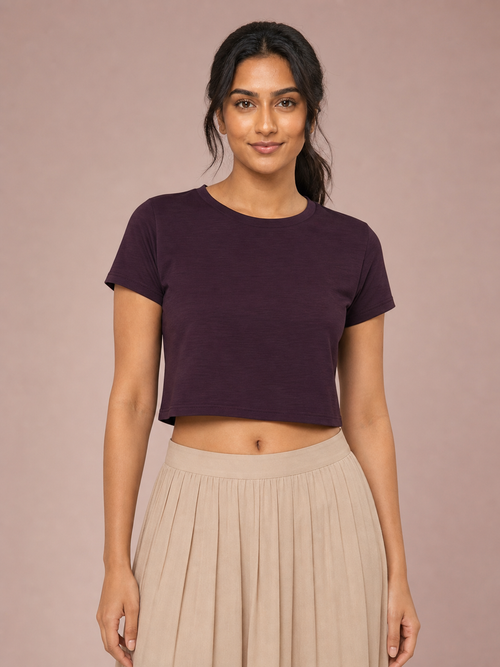 AOP Crop Top