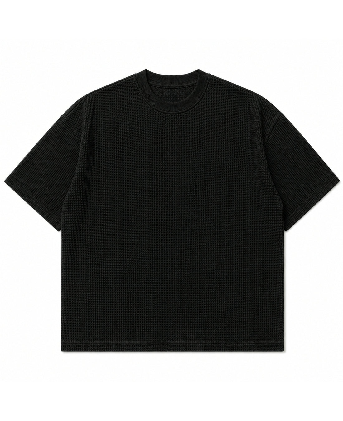 Waffle Knit Oversized Tee