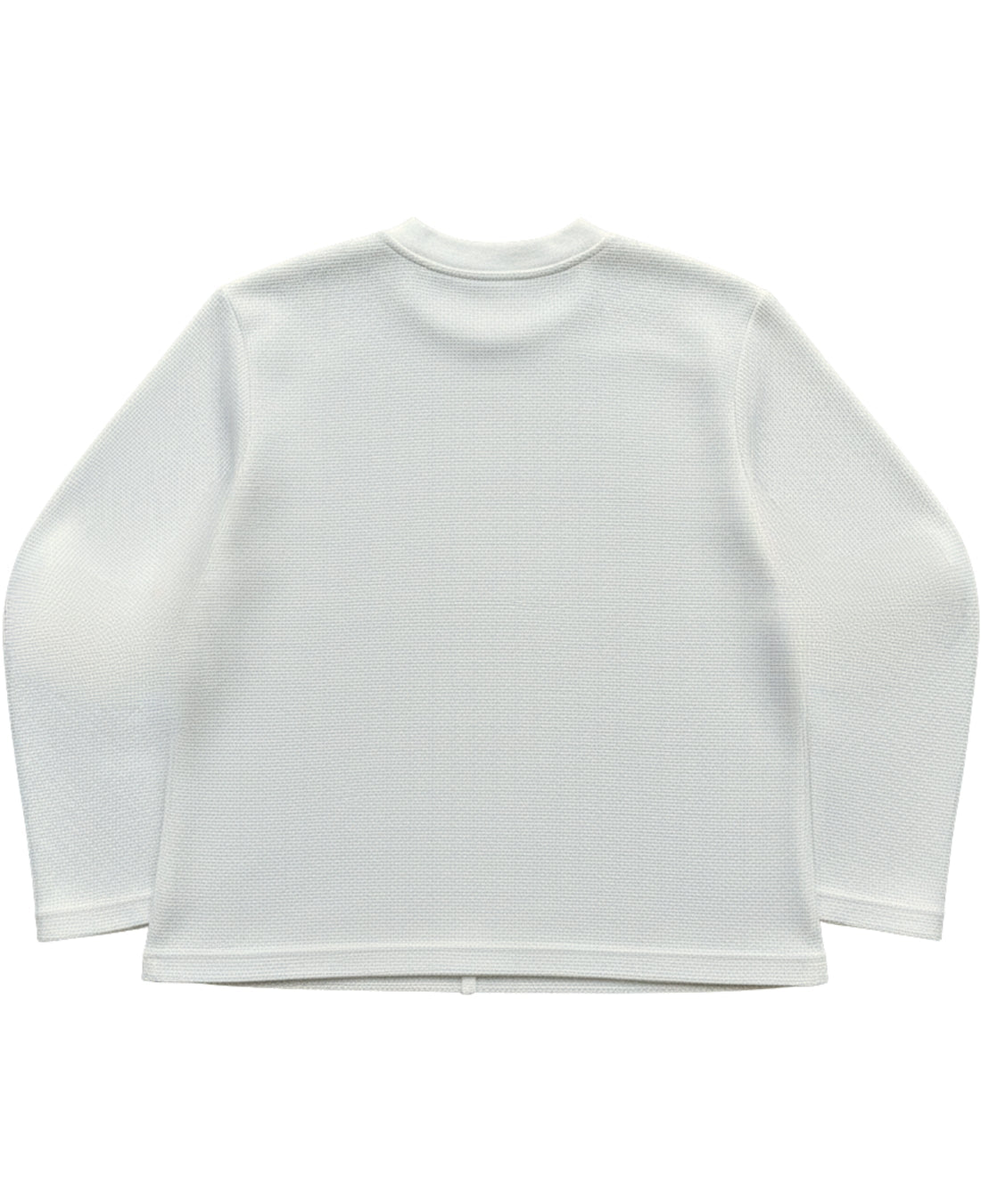 Full Sleeve Waffle Knit Oversized Tee