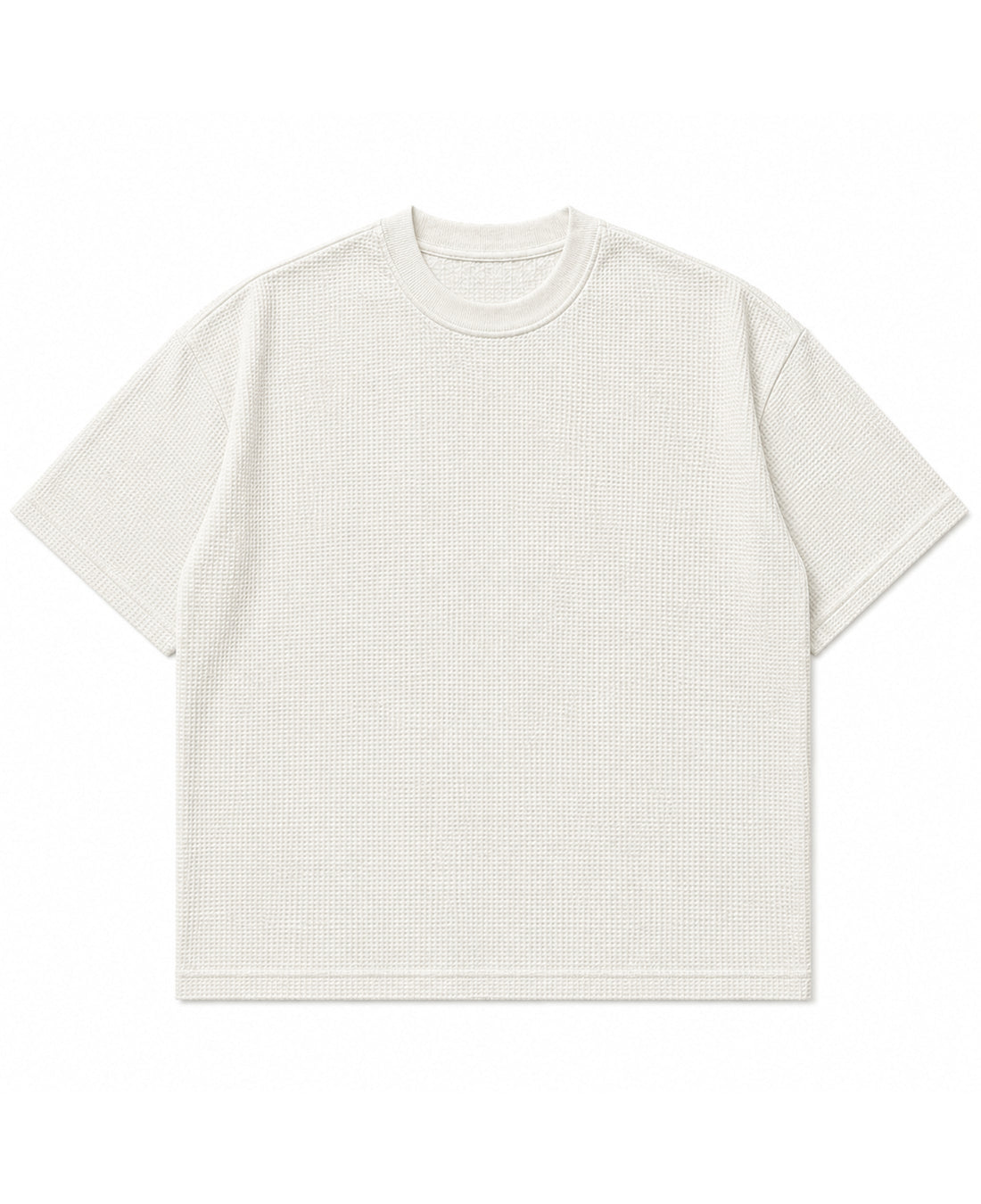 Waffle Knit Oversized Tee